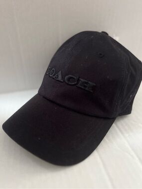 New COACH Baseball Hat black